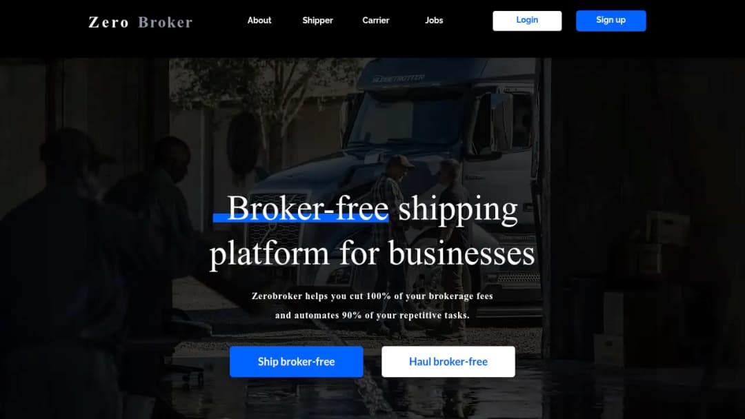 Zerobroker screenshot