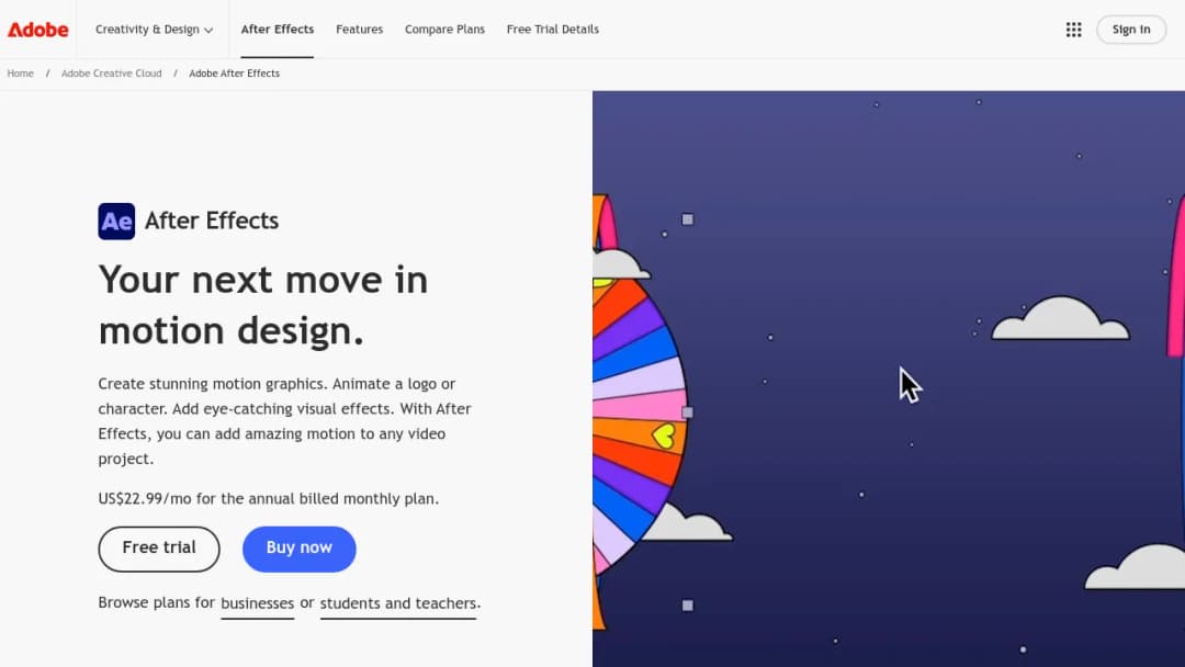 Adobe After Effects screenshot