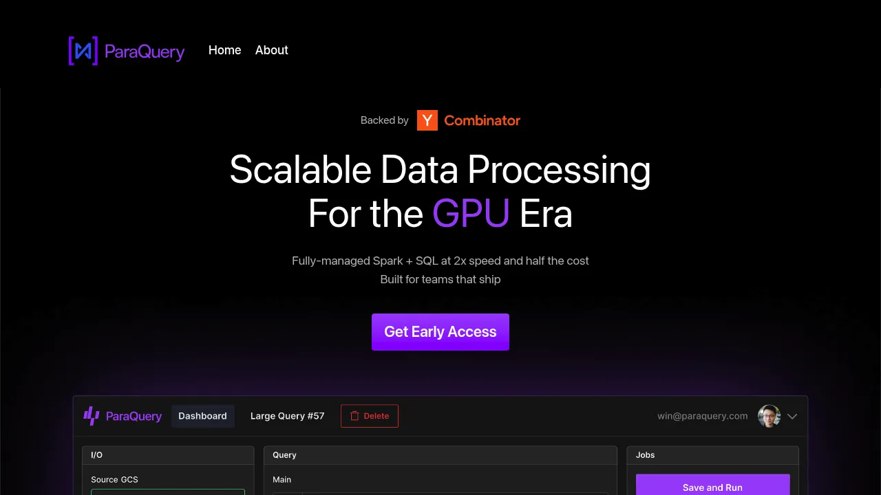 ParaQuery screenshot