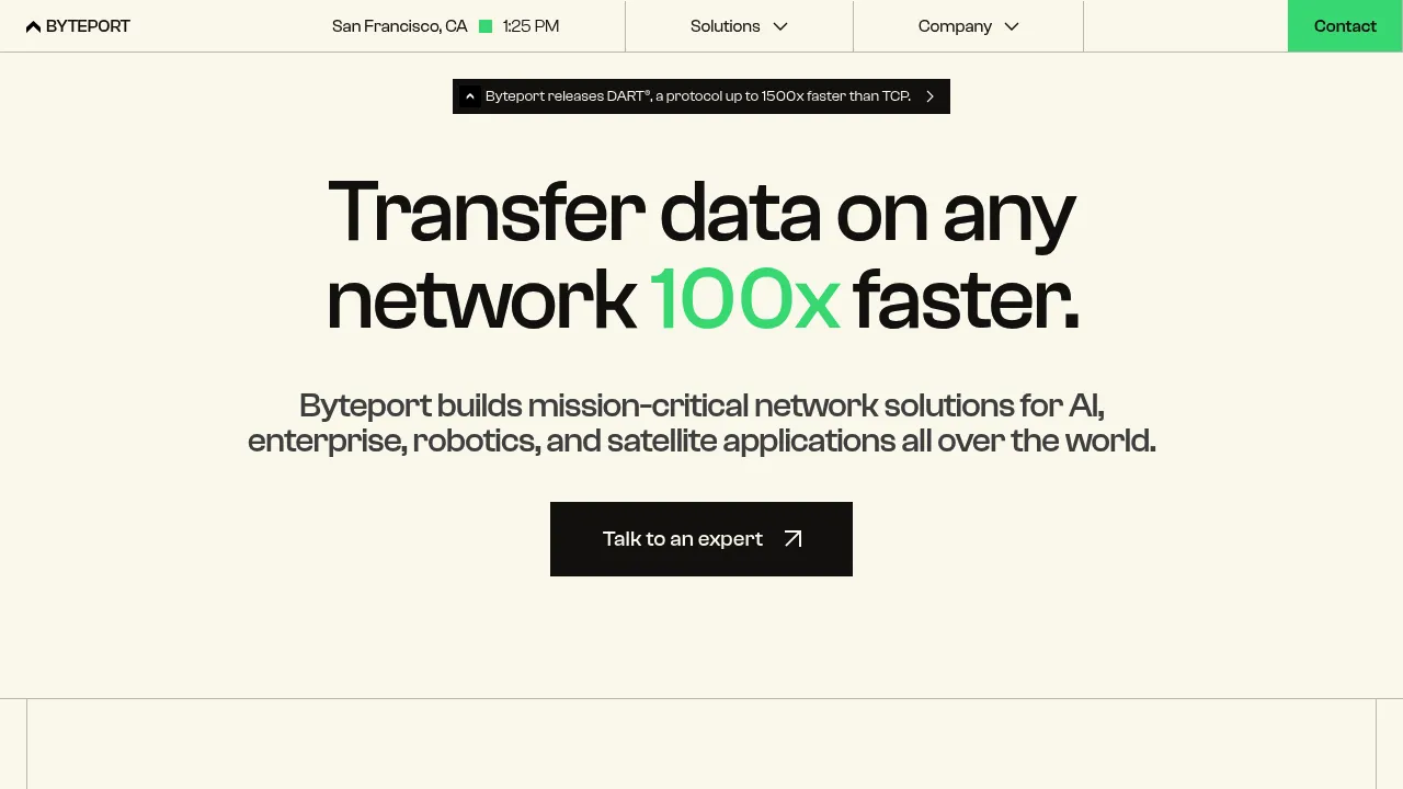 Byteport screenshot