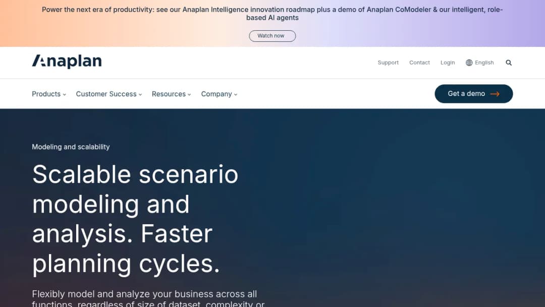 Anaplan Modeling & Scalability screenshot