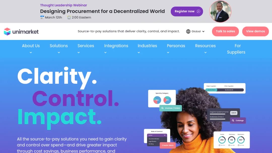 Unimarket screenshot