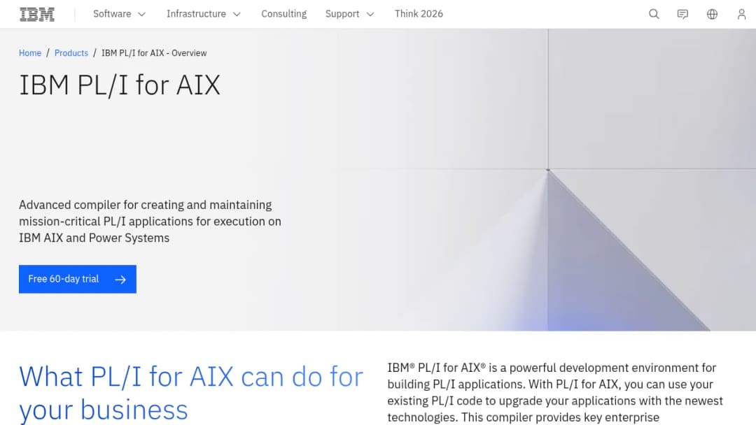 IBM Pli Compiler Aix screenshot
