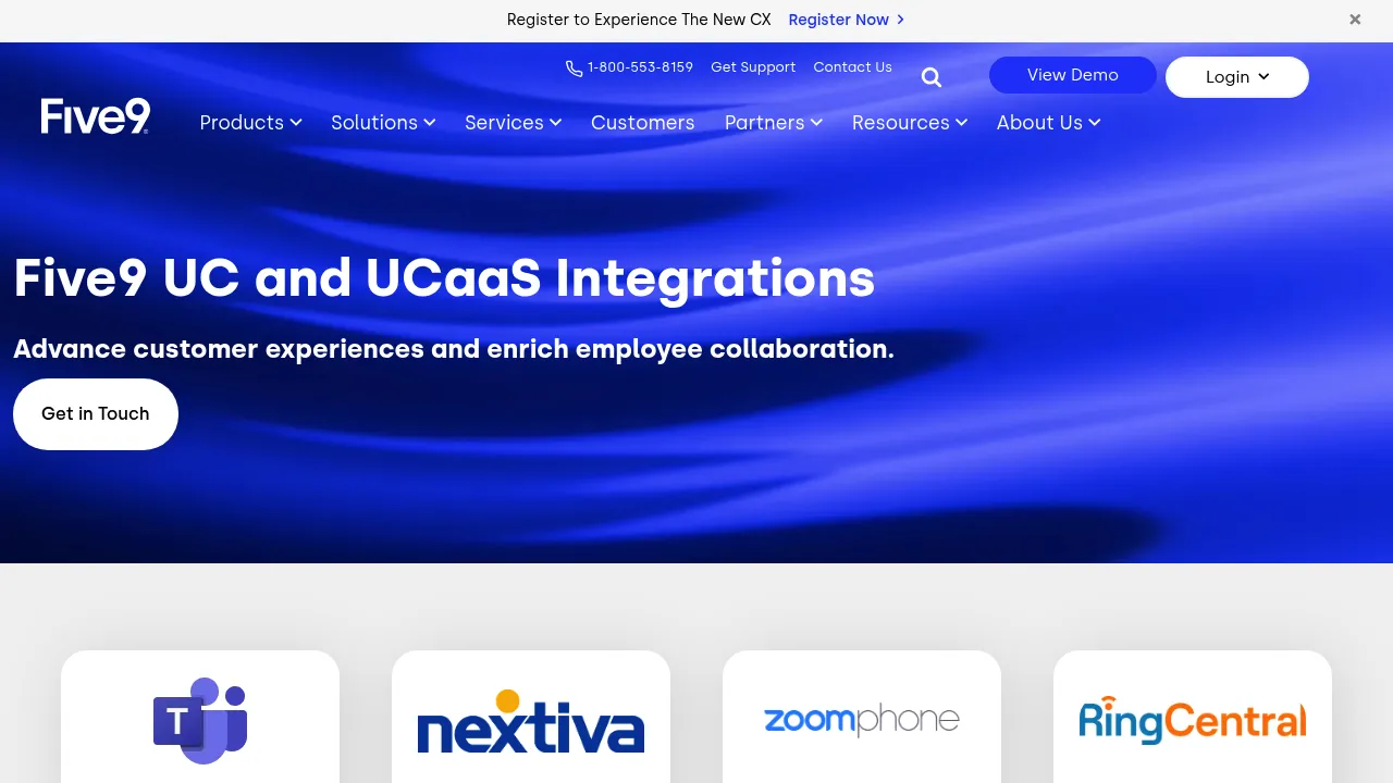 Five9 UC Integrations screenshot