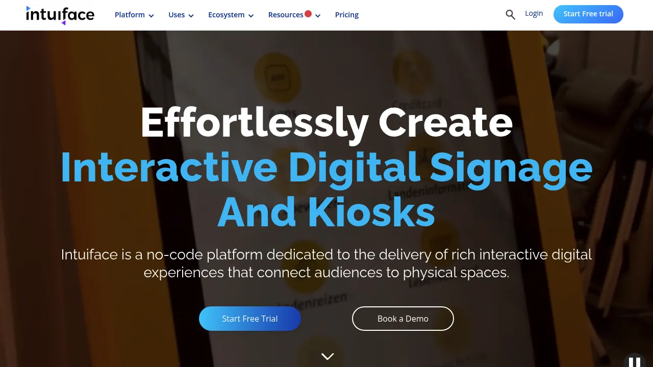 Intuiface screenshot