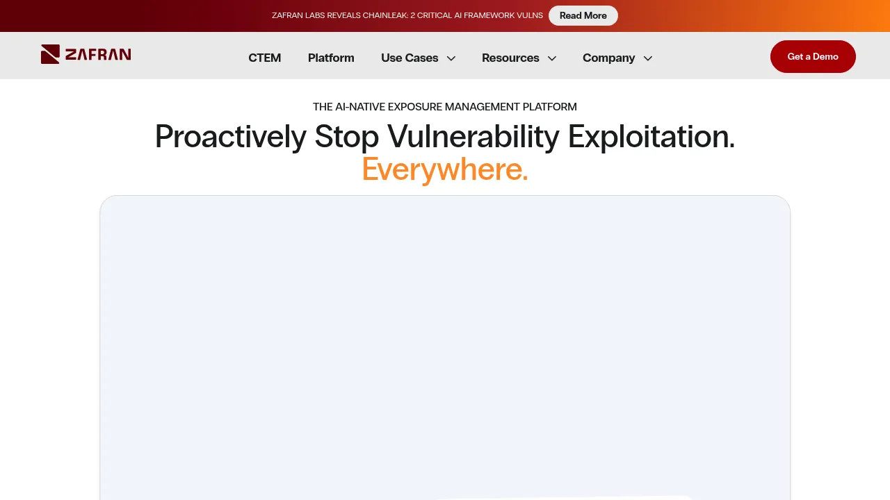 Zafran Security screenshot