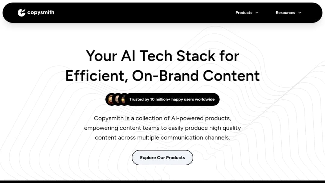 Copysmith Artificial Intelligence screenshot