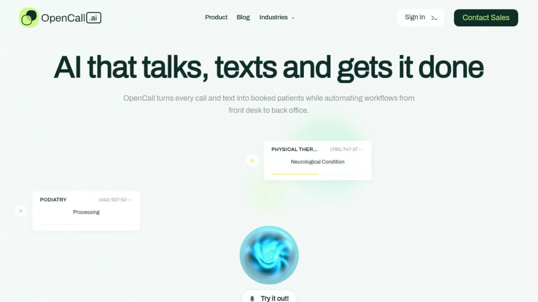 OpenCall.ai screenshot