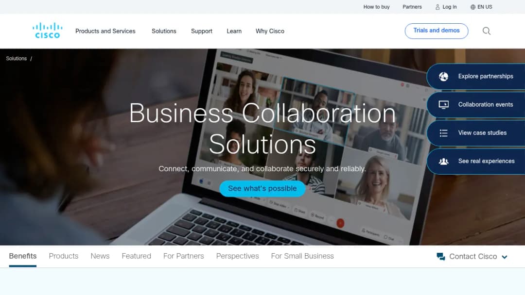 Cisco Collaboration Meeting Rooms screenshot