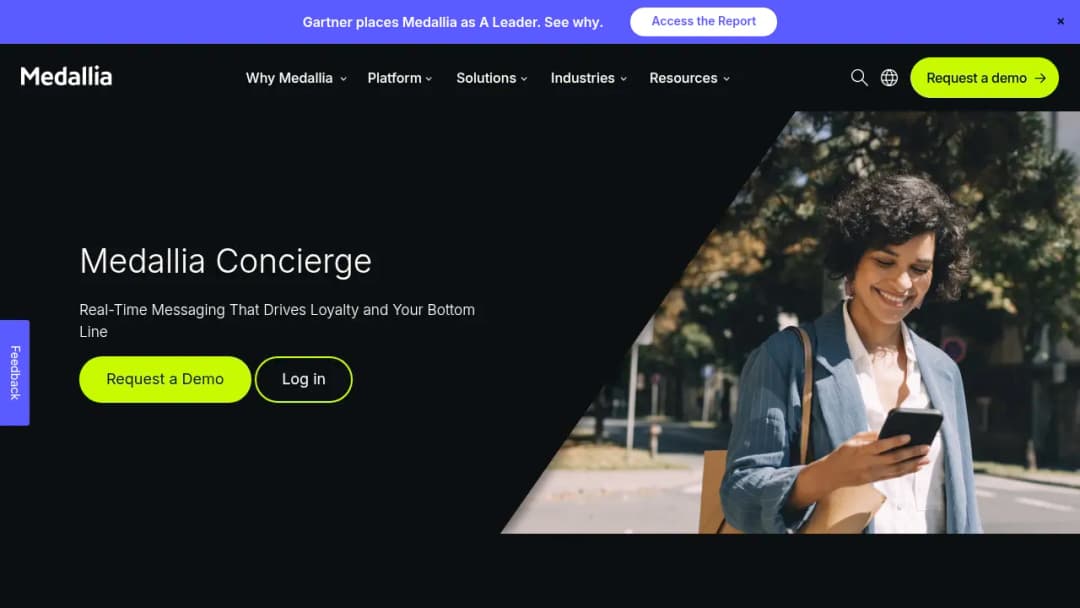 Medallia Personalized Messaging screenshot