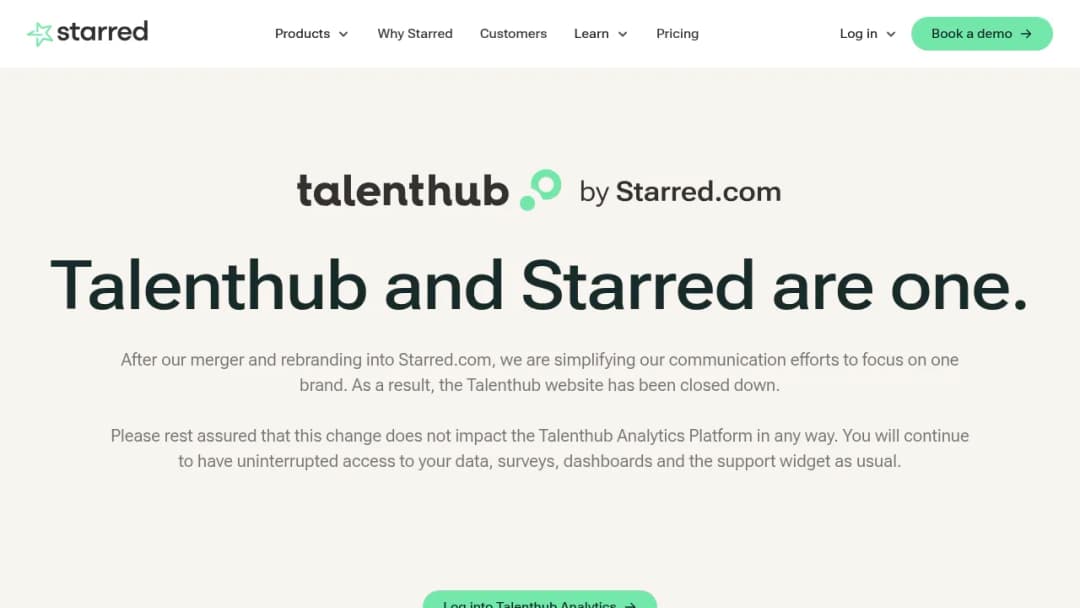 Talenthub screenshot