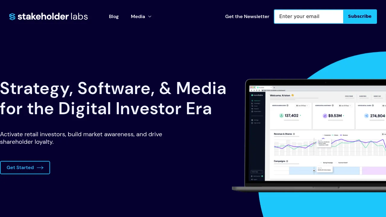 Stakeholder Labs screenshot