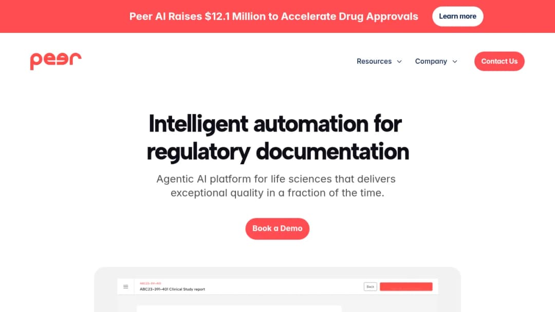 Peer AI screenshot