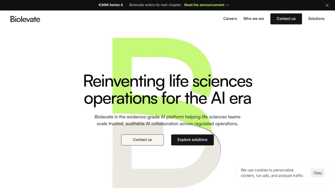 Biolevate screenshot