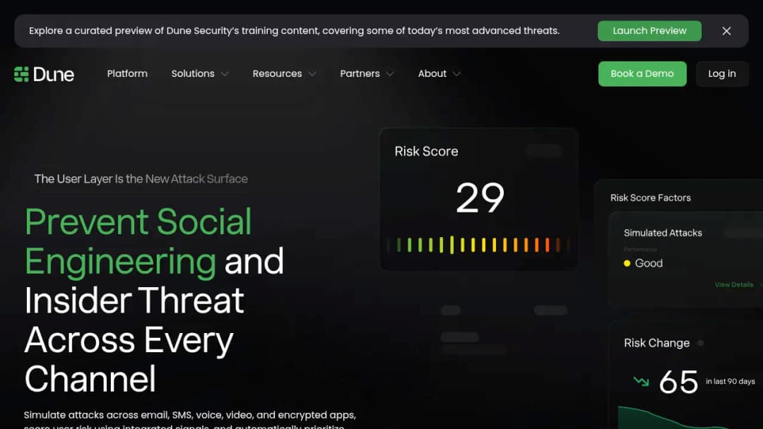 Dune Security screenshot