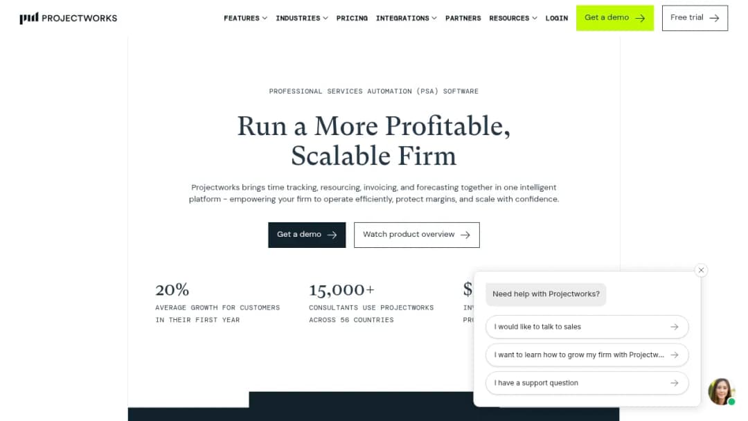 Projectworks screenshot
