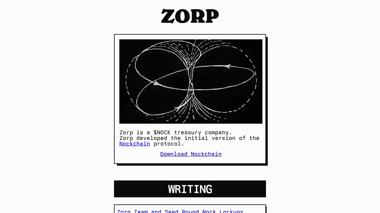 Zorp Corp screenshot