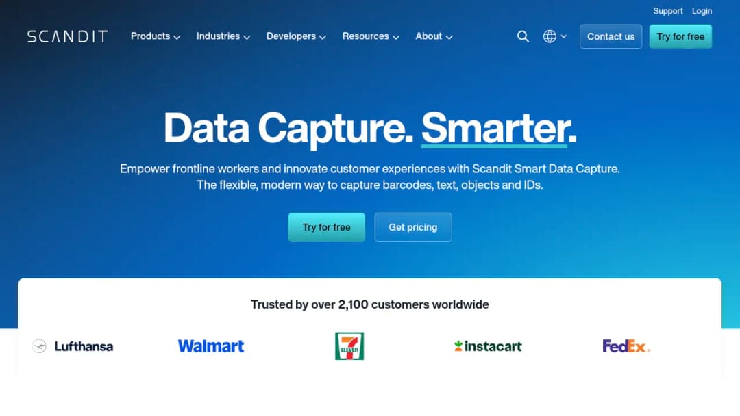 Scandit screenshot