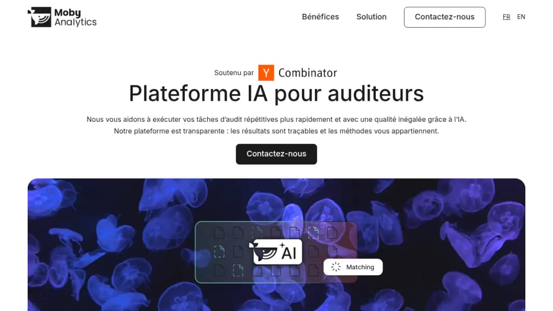 Moby Analytics screenshot