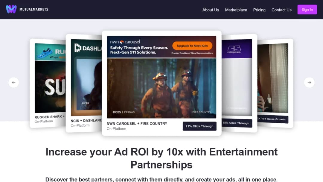 MutualMarkets screenshot