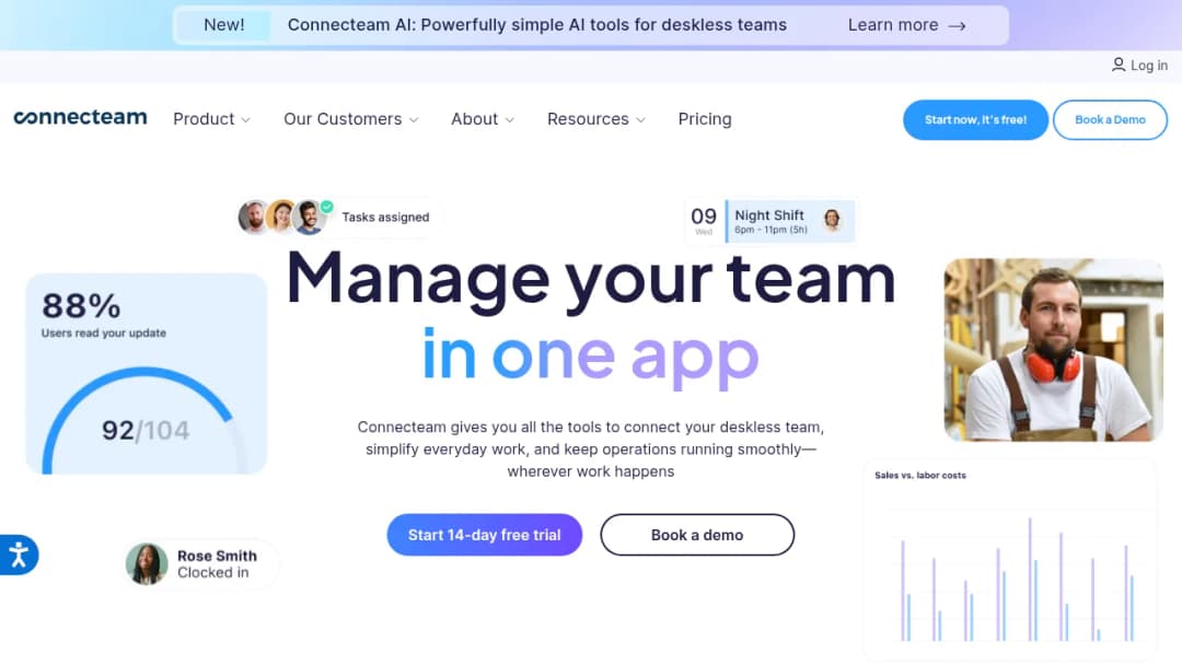 Connecteam screenshot