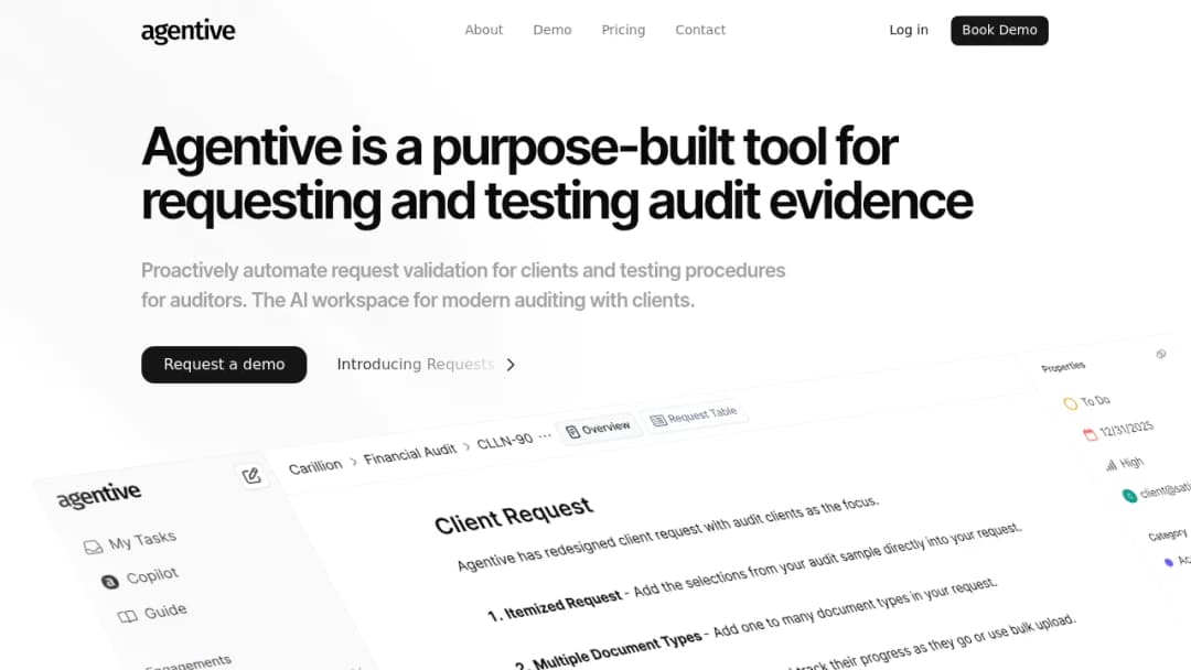 Agentive screenshot