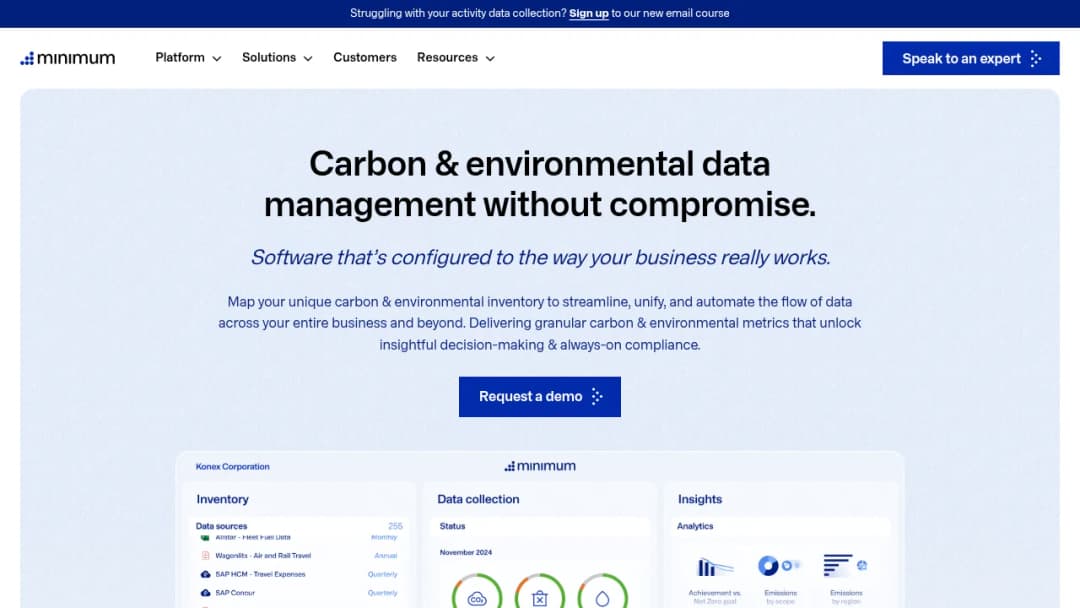 Minimum screenshot
