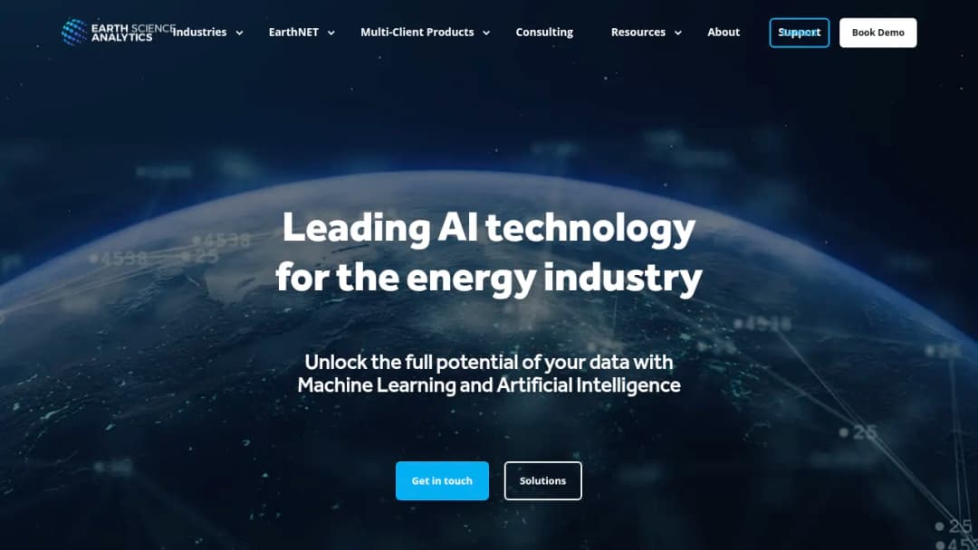Earth Science Analytics screenshot