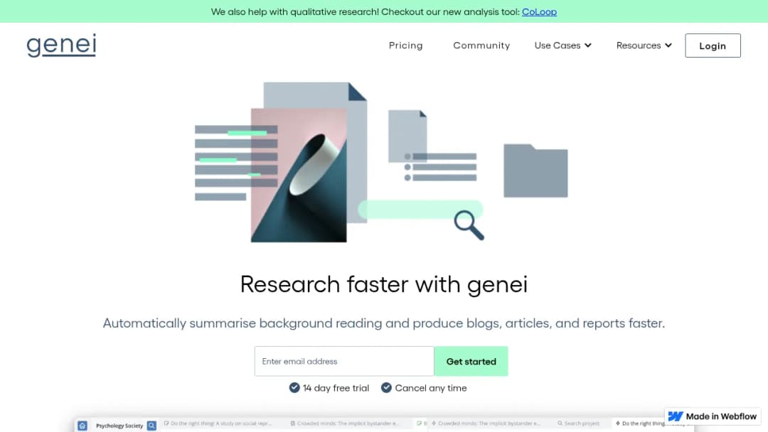 genei screenshot