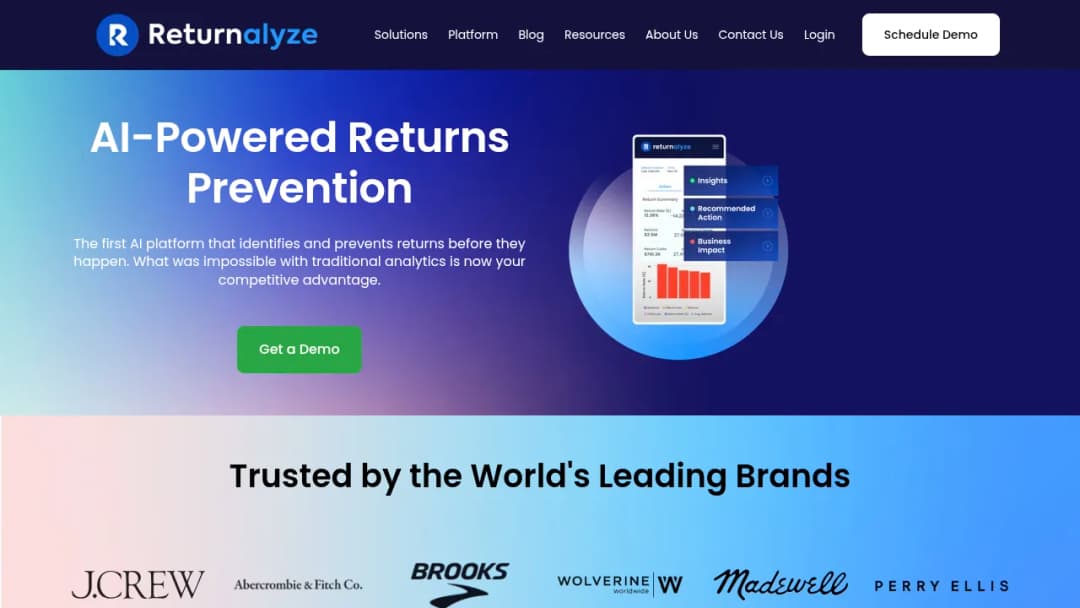 Returnalyze screenshot
