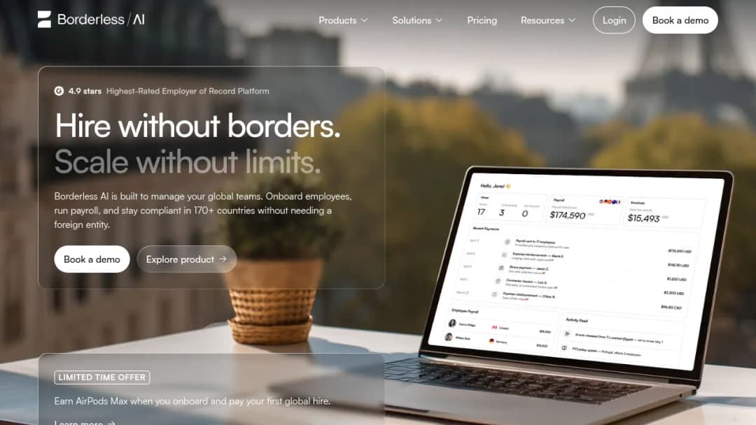 Borderless AI screenshot