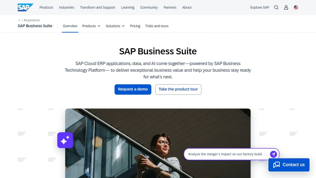SAP Business Suite screenshot