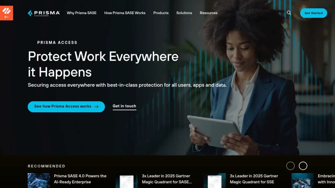 Palo Alto Networks Prisma Access screenshot