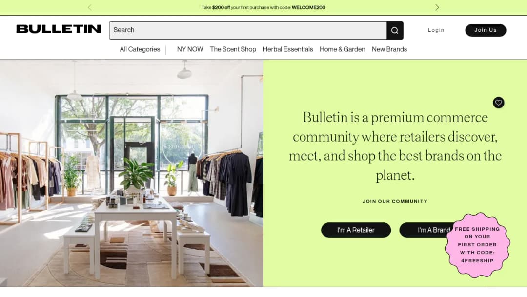 Bulletin screenshot