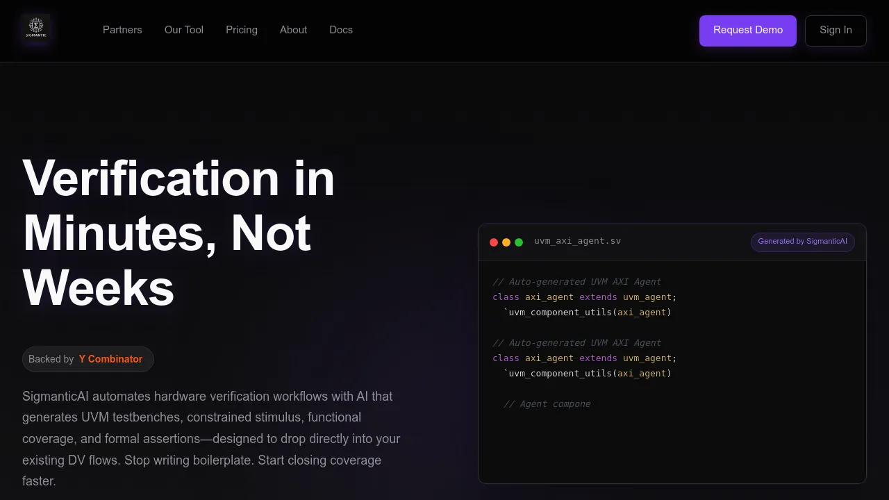 SigmanticAI screenshot