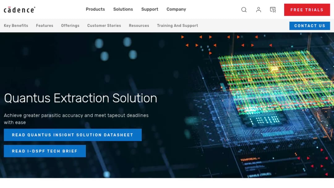 Cadence Quantus Extraction Solution screenshot