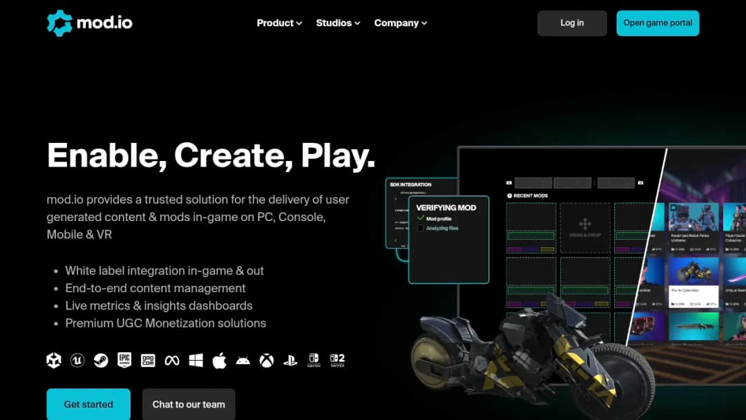 Mod.io screenshot