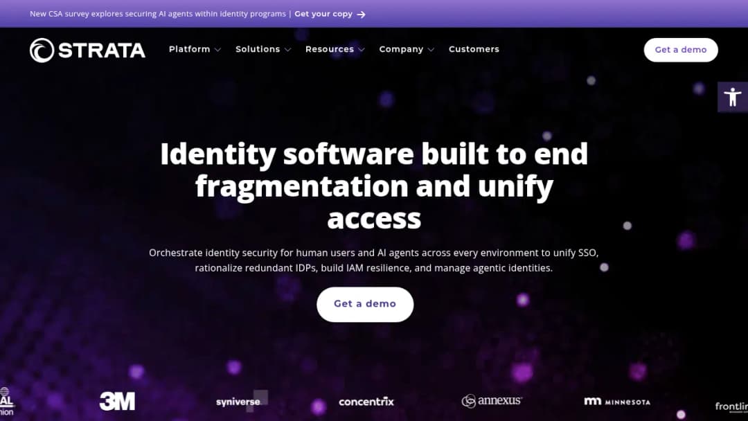 Strata Identity screenshot