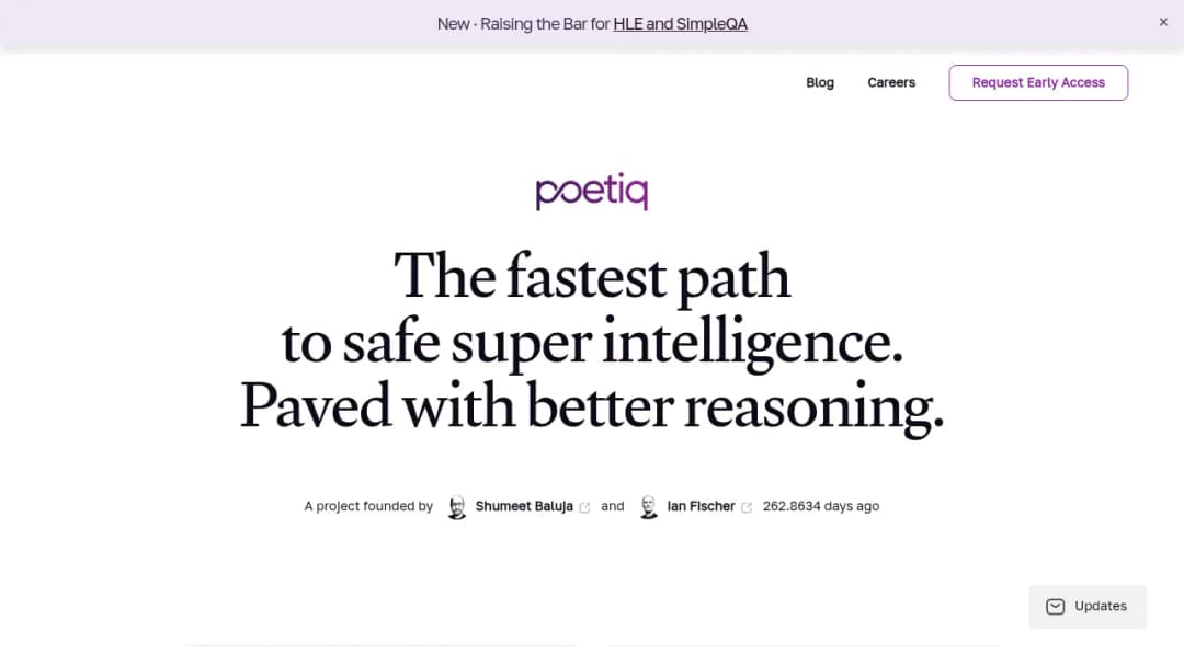 Poetiq screenshot