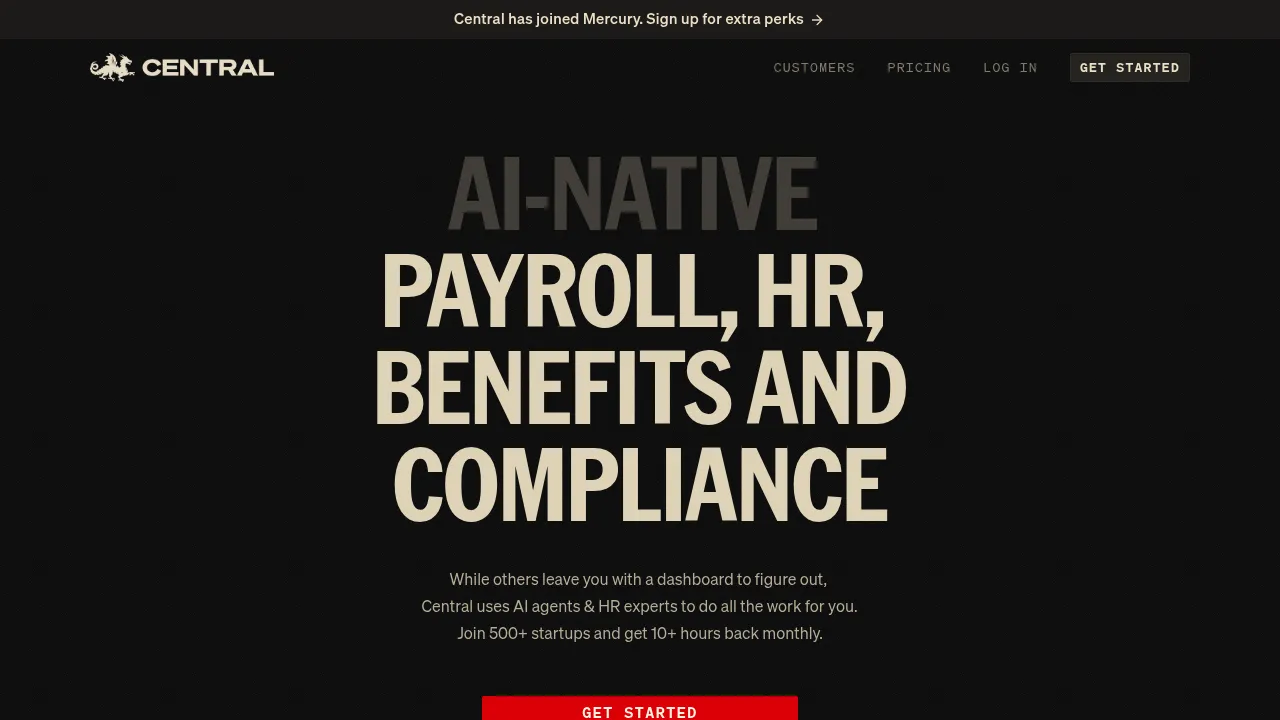 Central screenshot