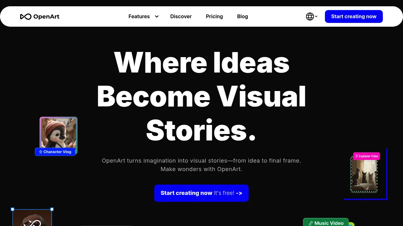 OpenArt screenshot
