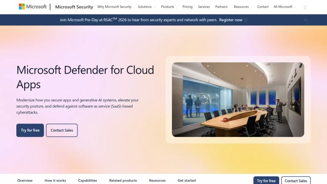 Microsoft Cloud App Security screenshot