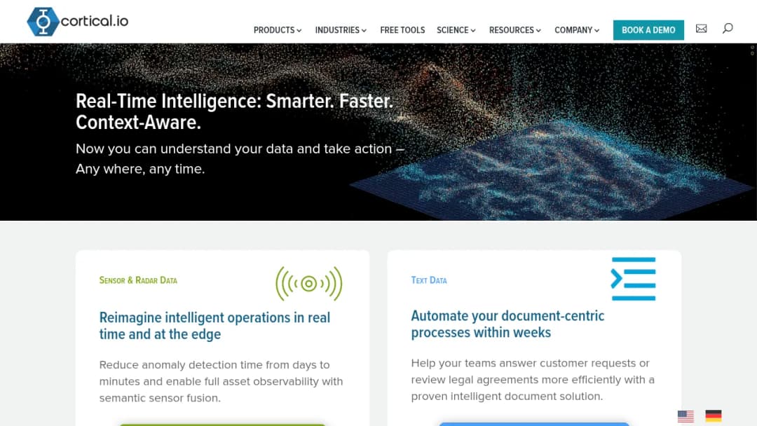 Cortical.io screenshot