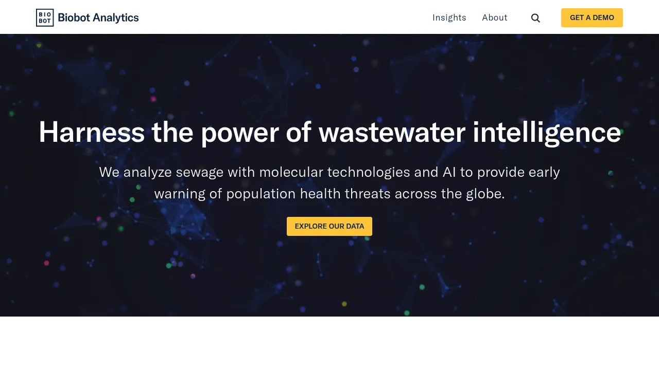 Biobot Analytics screenshot