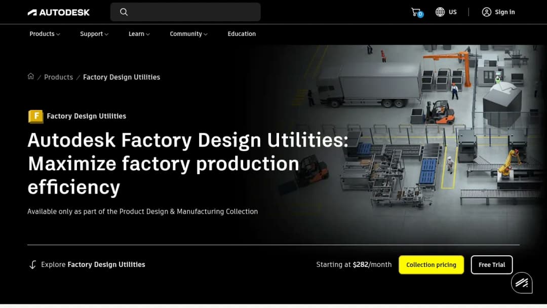 Autodesk Factory Design Utilities screenshot