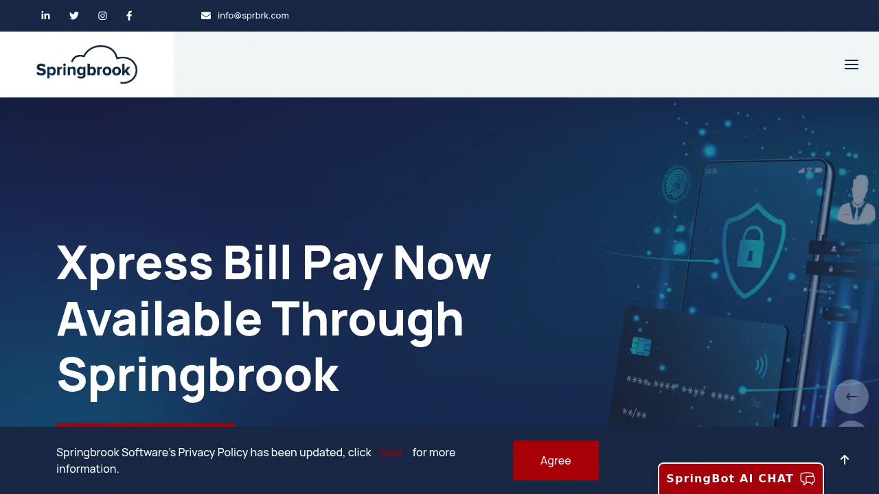 Springbrook Software screenshot