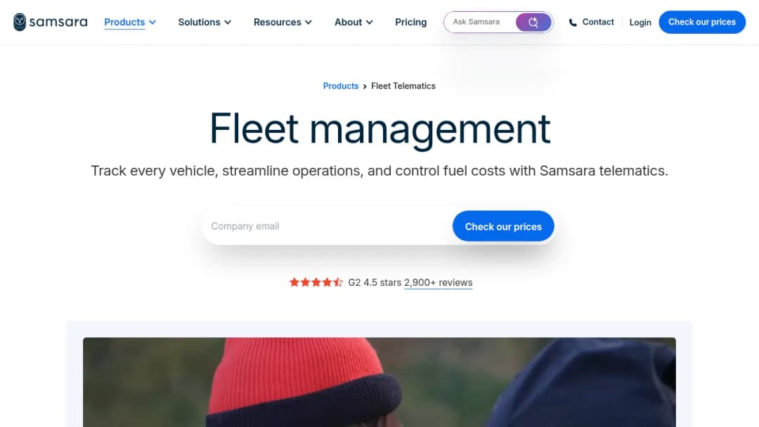 Samsara Fleet Telematics screenshot