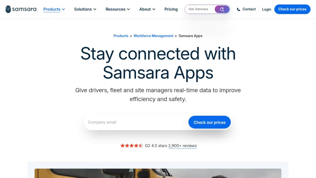 Samsara Apps screenshot