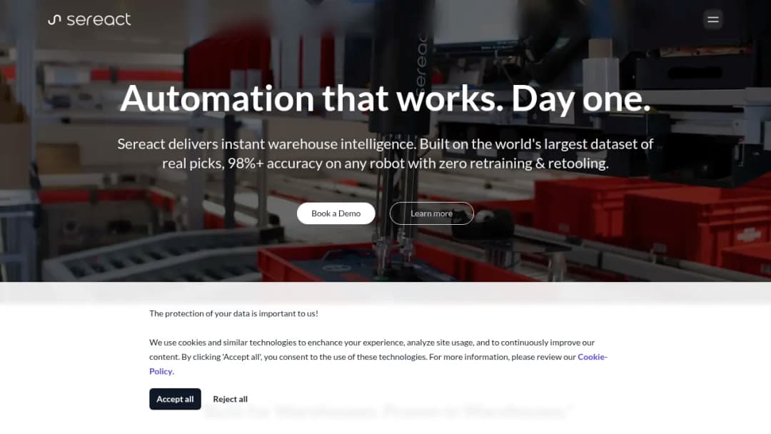 Sereact screenshot