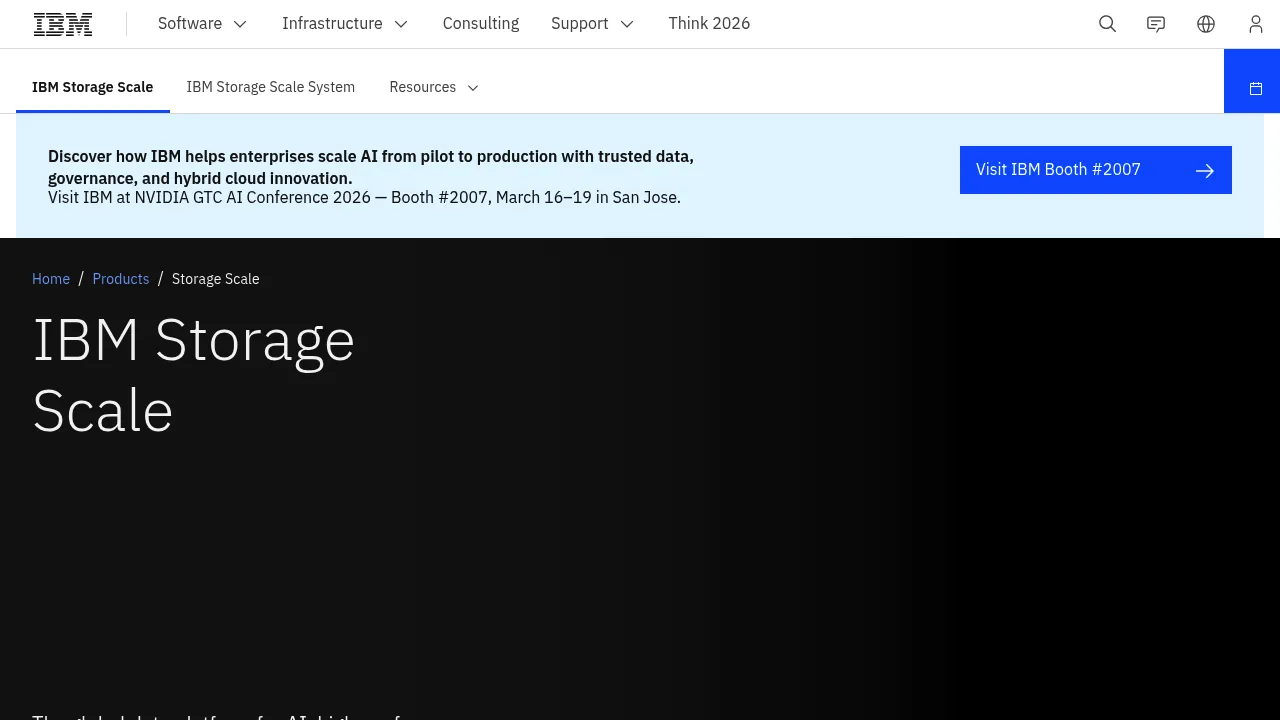 IBM Storage Scale screenshot